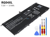 7.5V 51Wh HP RG04XL battery