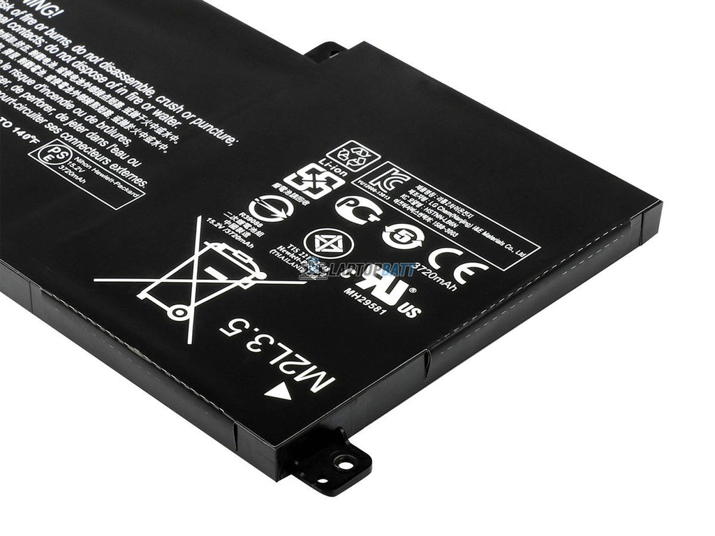 15.2V 58Wh HP RR04XL battery