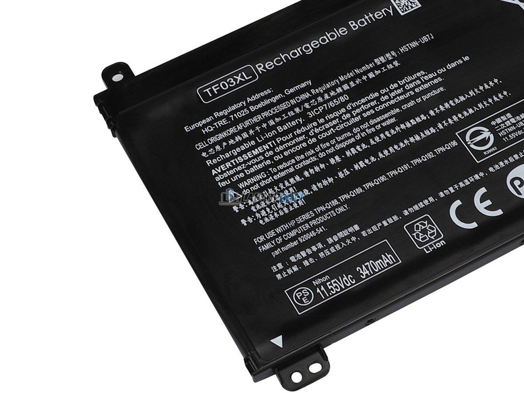 11.55V 41.9Wh HP TF03XL battery