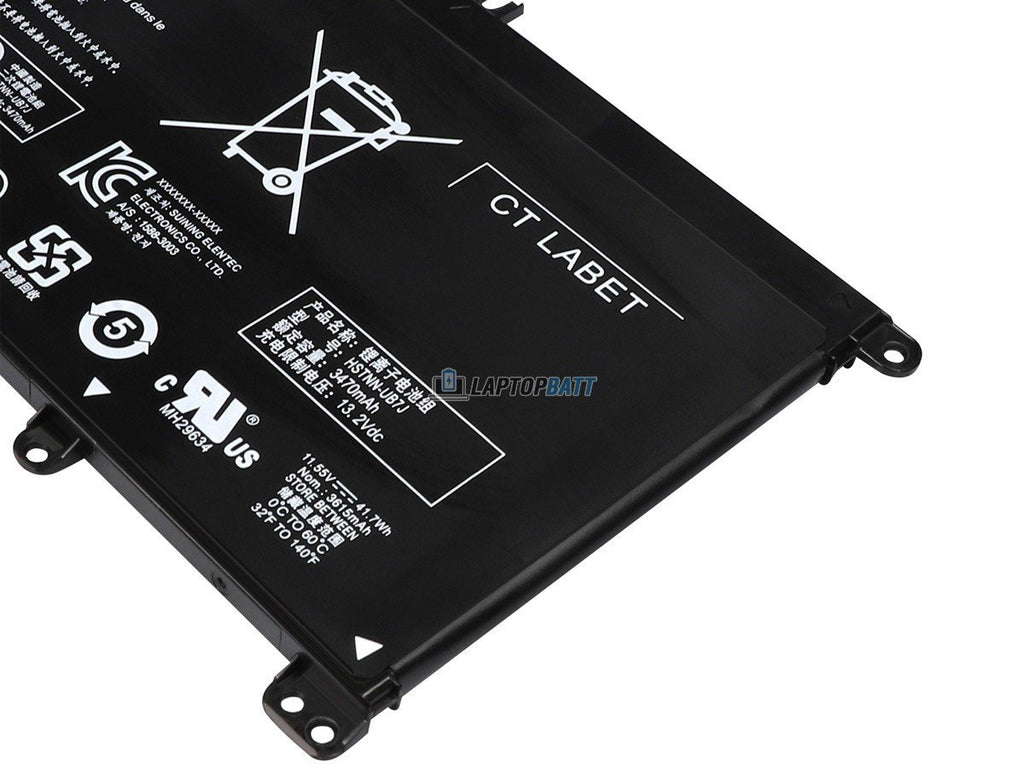 11.55V 41.9Wh HP TF03XL battery