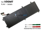 11.4V 56Wh Laptop_Dell 4K1VM battery