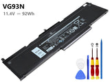 11.4V 92Wh Dell VG93N battery