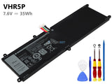 7.6V 35Wh Dell VHR5P battery