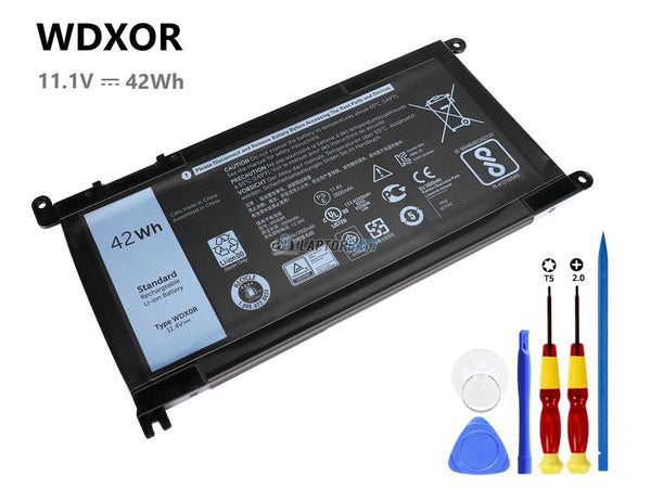 42Wh/3500mAh Dell Inspiron 15 5568 battery | FREE case open pry tools