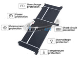 7.4V 27Wh Laptop_Dell XPS10 battery