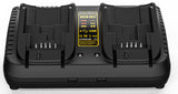 2-Port DBC102 Fast Charger for Dewalt 12V-20V 6A battery charger with USB