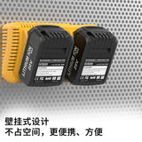 2-Port DBC102 Fast Charger for Dewalt 12V-20V 6A battery charger with USB