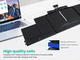 95Wh A1494 Battery for Apple Macbook Pro 15 Inch Retina A1398 EMC 2674 EMC 2745 EMC 2876