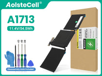 54.5Wh A1713 Battery for Apple MacBook Pro 13.3 Inch Retina A1708 11.4V 3 Cells