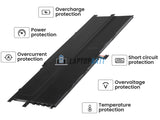 54Wh Battery for Lenovo L17M4P71 15.36V 4 Cells