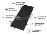 52Wh Battery for Toshiba PA5136U-1BRS 14.8V 4 Cells