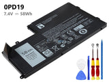 7.4V 58Wh Dell Inspiron 5547 battery