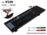 15.2V 60Wh Laptop_Dell 1F22N battery