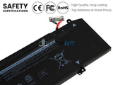 15.2V 60Wh Laptop_Dell 1F22N battery