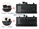 11.4V 31.5Wh Laptop_Dell 1WND8 battery