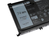 11.4V 74Wh Laptop_Dell 357F9 battery