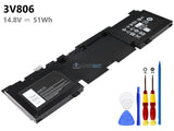 14.8V 51Wh Laptop_Dell 3V806 battery