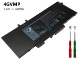 7.6V 68Wh Laptop_Dell 4GVMP battery