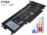 11.4V 45Wh Laptop_Dell 71TG4 battery