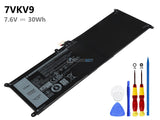 7.6V 30Wh Laptop_Dell 7VKV9 battery
