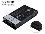 7.4V 26Wh Laptop_Dell 7XNTR battery