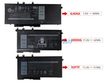 11.4V 51Wh Laptop_Dell 3DDDG battery