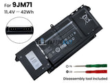 11.4V 42Wh Laptop_Dell 7FMXV battery