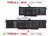 11.4V 97Wh Laptop_Dell GRT01 battery