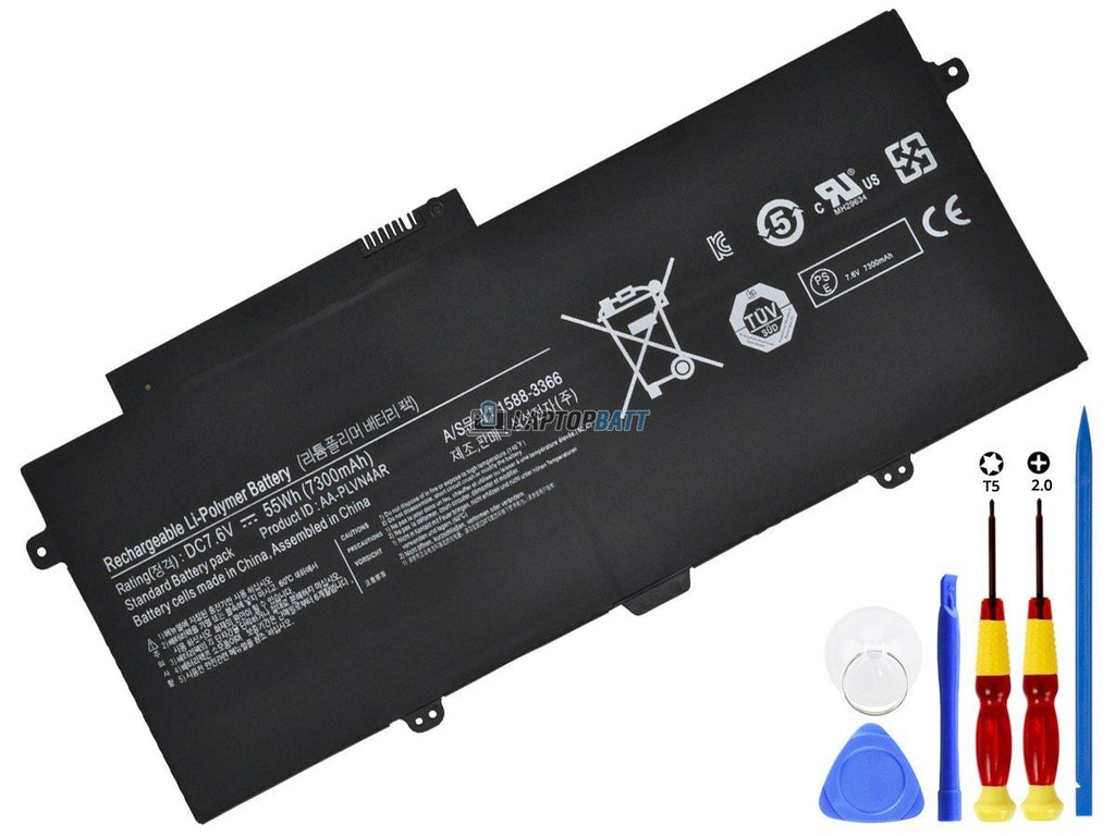 7.6V 55Wh Samsung AA-PLVN4AR battery