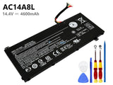 11.4V 4600mAh Acer AC14A8L battery