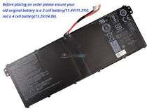 11.4V 36Wh Acer Aspire ES1-131 battery