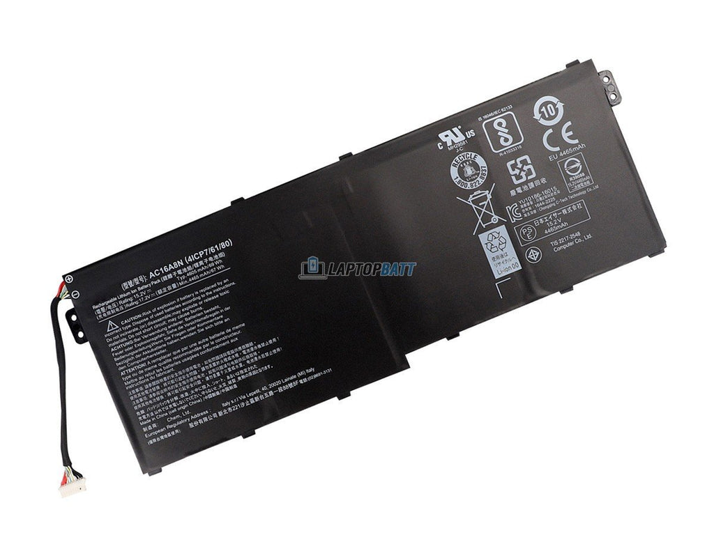 15.2V 69Wh Acer AC16A8N battery