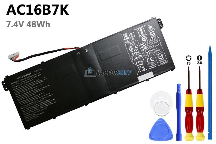 7.4V 48Wh Acer AC16B7K battery