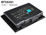14.8V 6600mAh Laptop_Dell AlienwareM18X-R1 battery