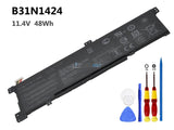 11.4V 48Wh Asus B31N1424 battery