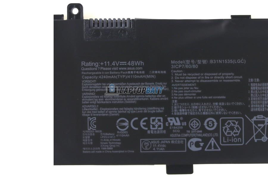 14.8V Battery for Asus A41-X550 A41-X550A (2200mAh VS 4400mAh) - 4400mAh