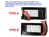 14.4V 75.24Wh MSI BTY-L78 battery