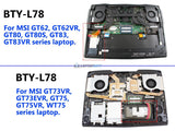 14.4V 75.24Wh MSI BTY-L78 battery