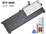 15.2V 50Wh MSI BTY-M48 battery