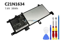 7.6V 38Wh Asus C21N1634 battery