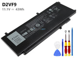 11.1V 43Wh Laptop_Dell 4P8PH battery