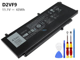 11.1V 43Wh Dell 4P8PH battery