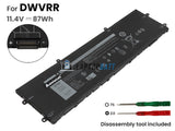 11.4V 87Wh Laptop_Dell DWVRR battery