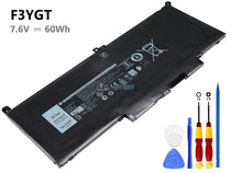 7.6V 60Wh Dell F3YGT battery