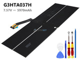 7.57V 45.2Wh Microsoft G3HTA037H battery