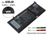11.25V 41Wh Laptop_Dell G91J0 battery