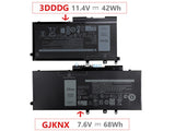 7.6V 68Wh Laptop_Dell 3DDDG battery