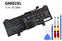 7.7V 47.3Wh HP GM02XL battery