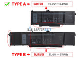 15.2V 64Wh Laptop_Dell GRT01 battery