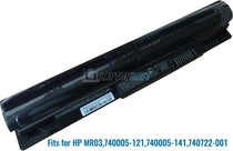 10.8V 2200mAh HP mr03 battery